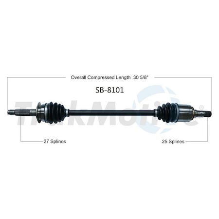 Surtrack Axle Cv Axle Shaft, SB-8101 SB-8101